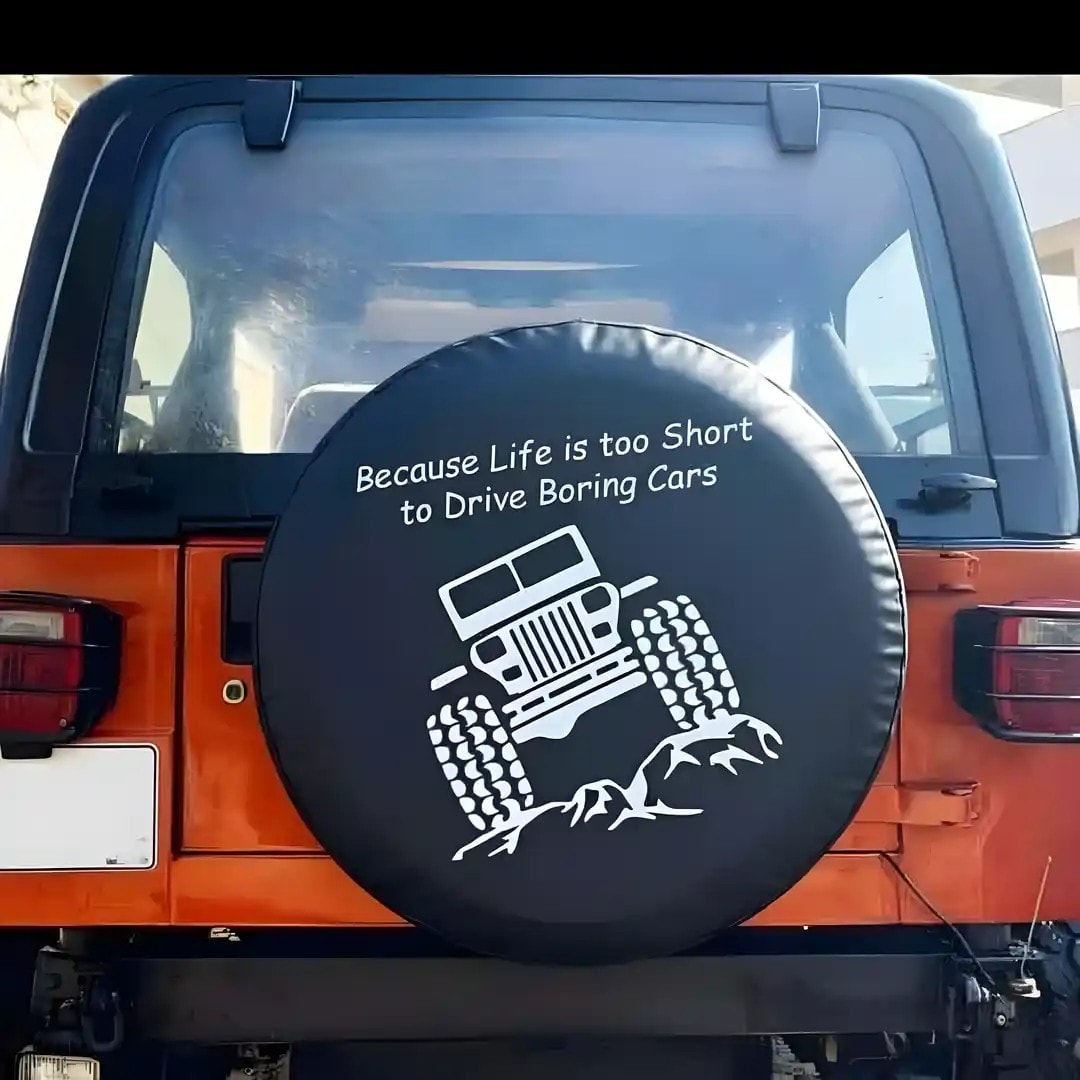 Offroad Vehicle Designed Spare Wheel Tire Cover